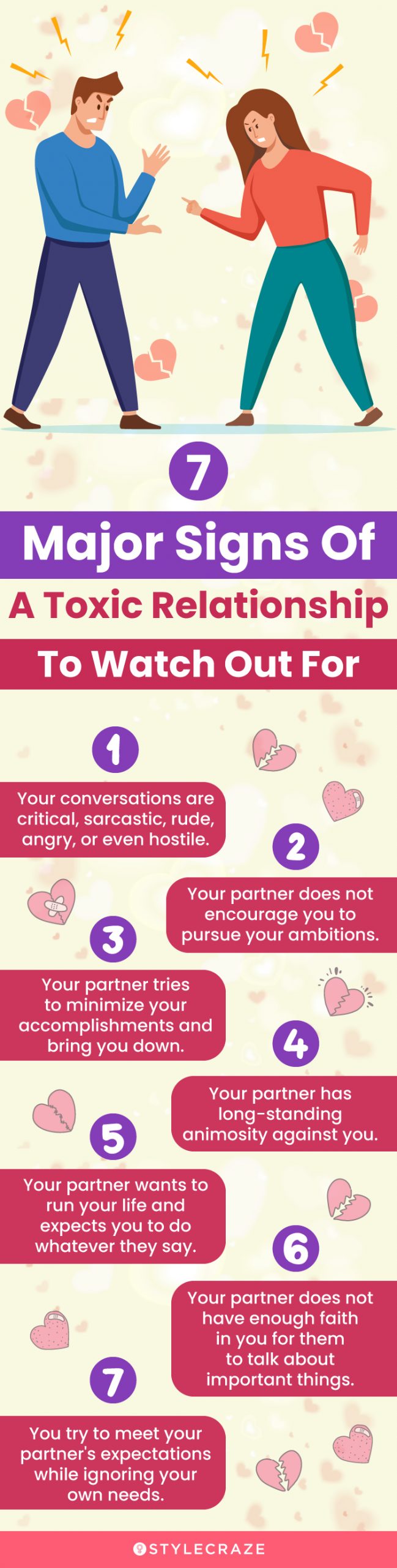 7 major signs of a toxic relationship to watch out for (infographic)