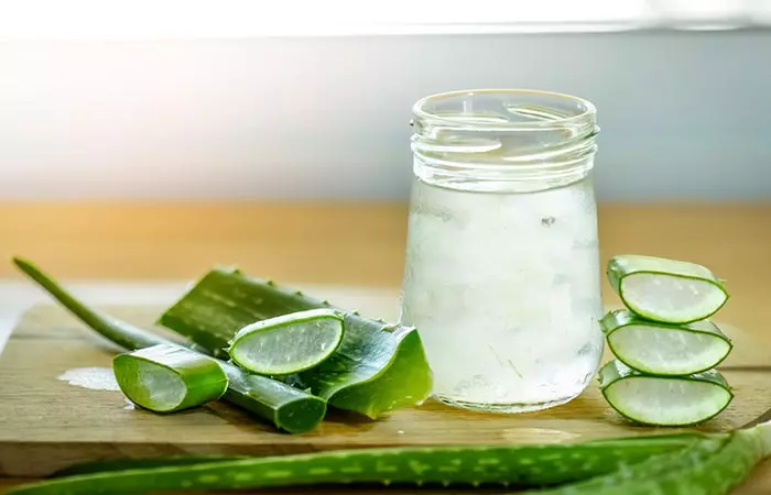 Use aloe vera to soothe sun poisoning symptoms