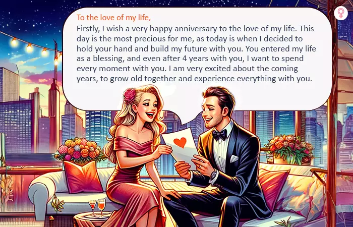 Anniversary letters for him