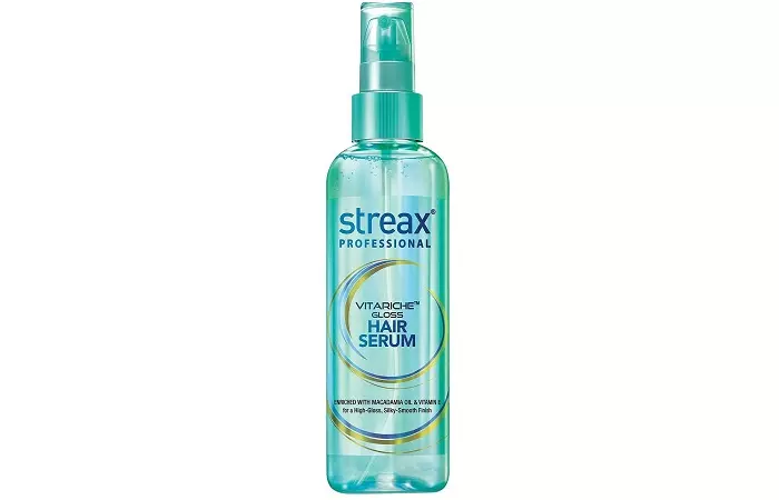 Best For Everyday Styling Streax Professional Vitariche Gloss Hair Serum