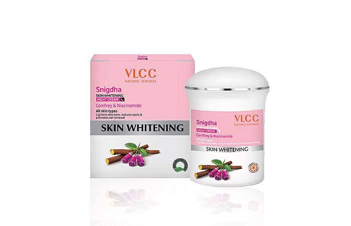 Best For Skin Brightening VLCC Snigdha Skin Whitening Night Cream
