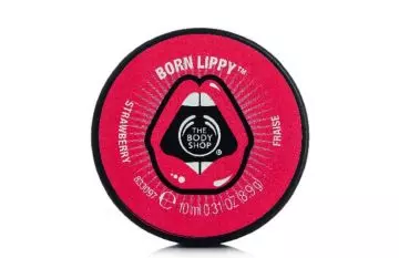 Best For Softer Lips The Body Shop Born Lippy Pot Strawberry Lip Balm