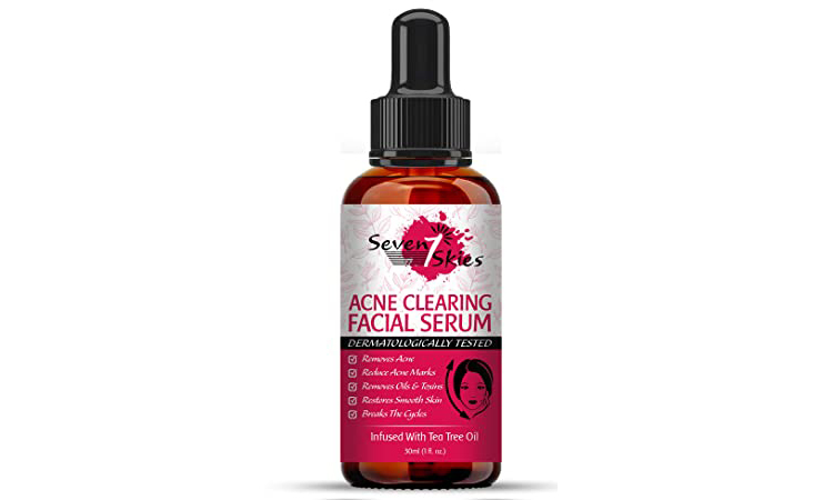 Best Organic Formula Seven Skies Acne Clearing Facial Serum