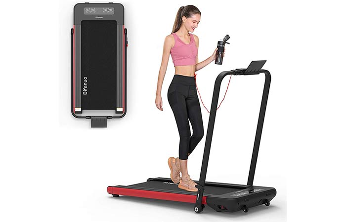 BiFanuo 2-in-1 Folding Treadmill