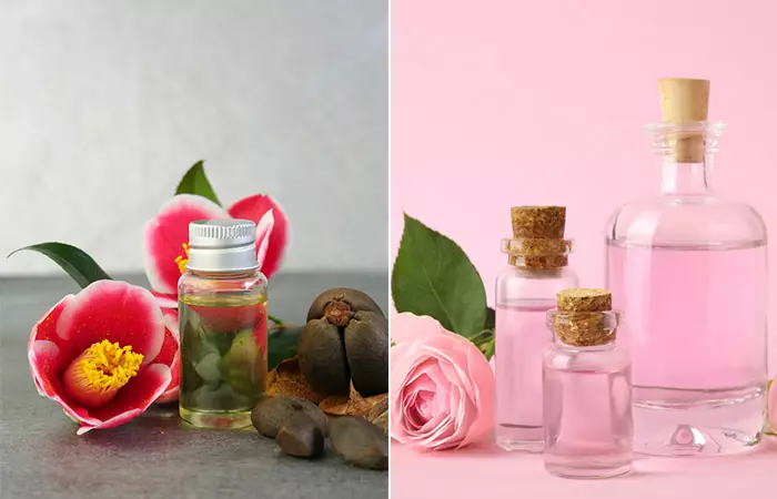 Camellia Oil And Rose Water
