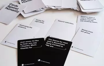 Cards Against Humanity as a quirky party game for couples