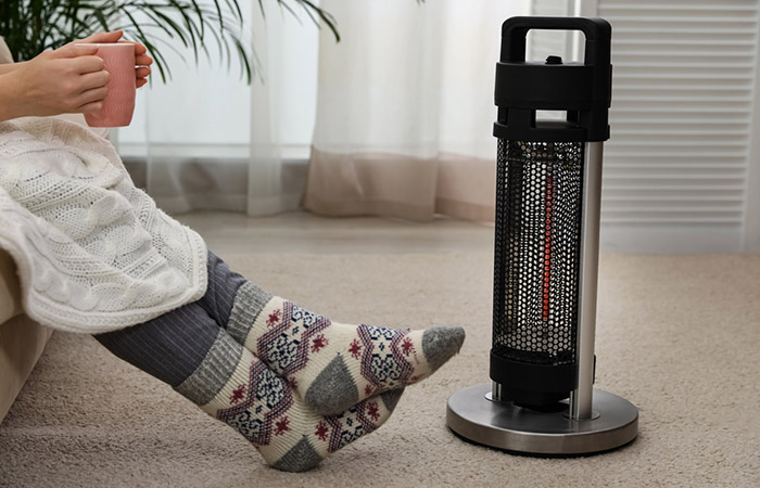 Electric heaters may lead to toasted skin