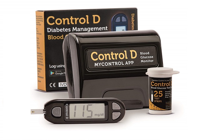 Control D Diabetes Management Blood Glucose Monitor