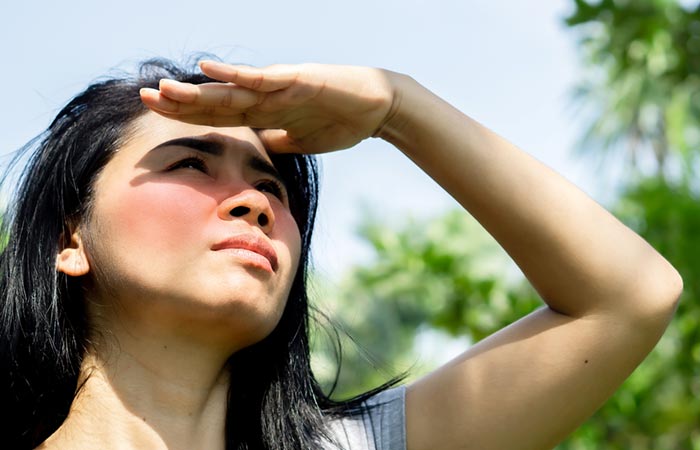 Sun exposure or pollution trigger skin inflammation