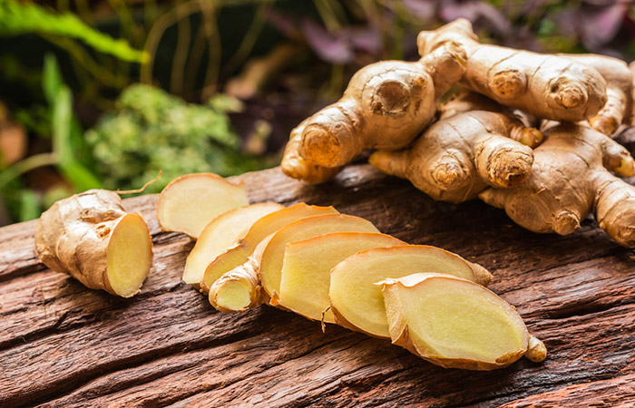 Ginger for reducing breast size