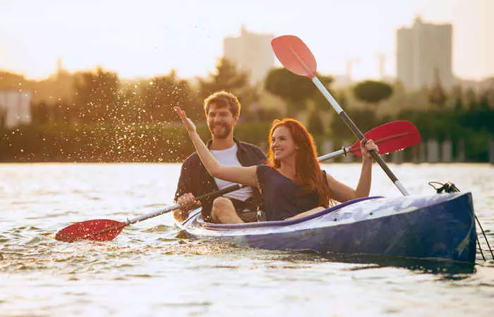 Go kayaking as a hobby for couples