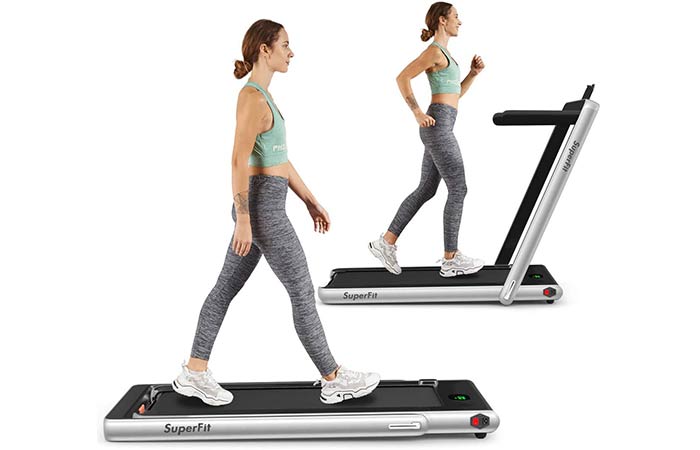 Goplus 2-In-1 Folding Treadmill
