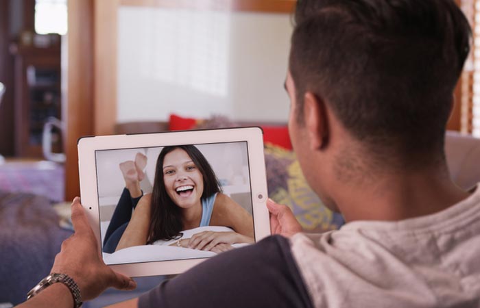 Social media connects couples virtually