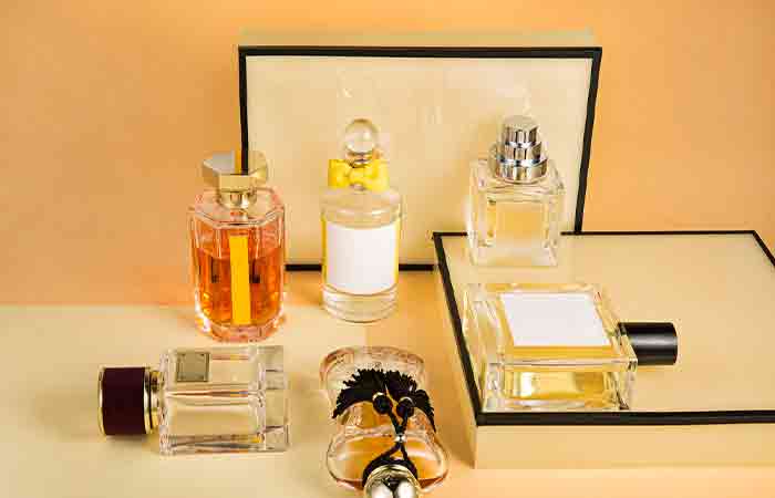 Various perfumes with phenoxyethanol