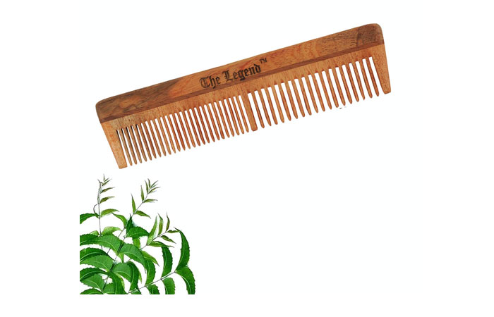 Legend Organic Pure Neem Wood Comb
