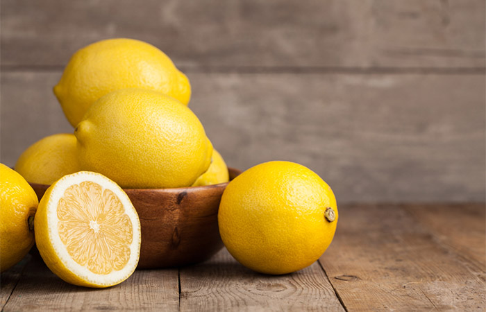 Lemon for reducing breast size