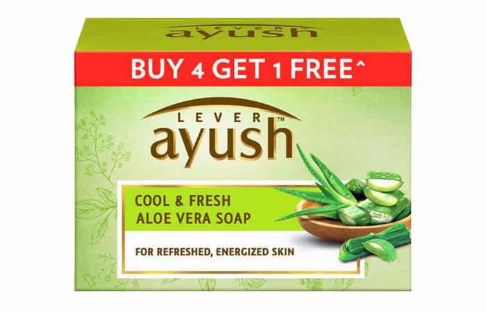 Lever Ayush Cool & Fresh Aloe Vera Soap