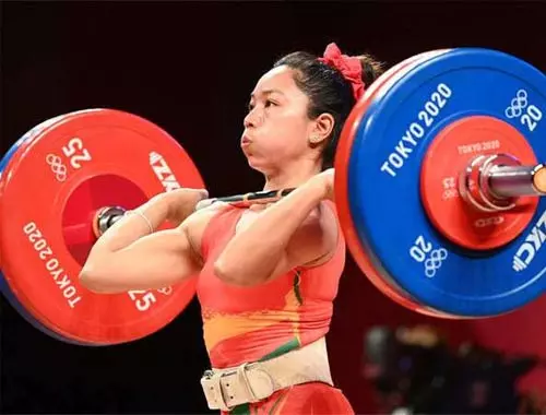 Mirabai Chanu Wins Silver In Women's 49 kg Weightlifting Category
