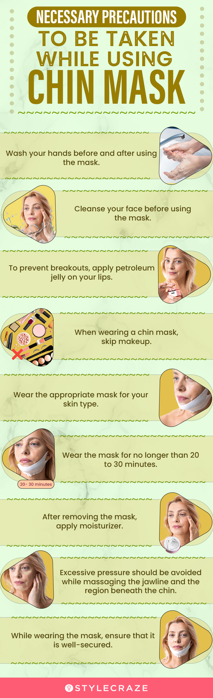 Necessary Precautions To Be Taken While Using Chin Mask