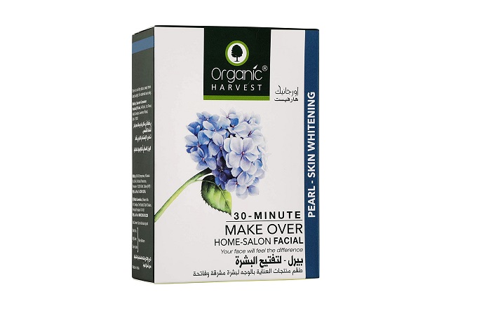 Organic Harvest Pearl Skin Whitening 30-Minute Make Over Home-Salon Facial