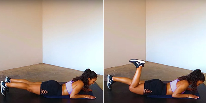 Prone hamstring curl exercise for strong legs