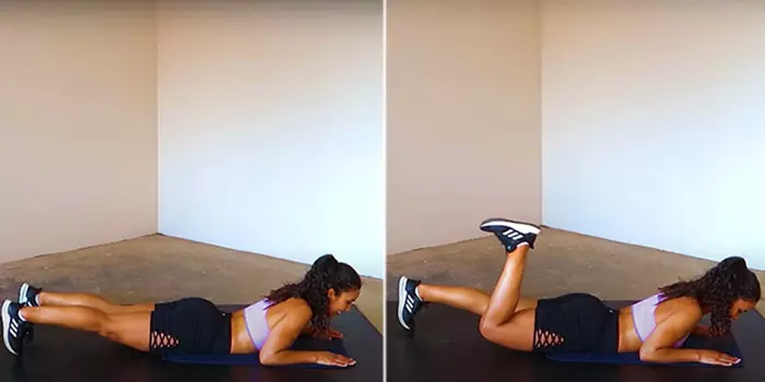 Prone hamstring curl exercise for strong legs