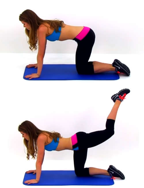 Reverse lunges hamstring exercise