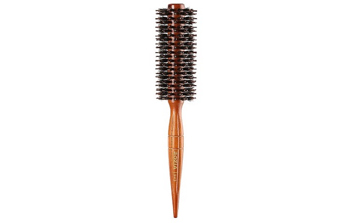 Rozia Pro Chestnut Wooden Round Hair Brush