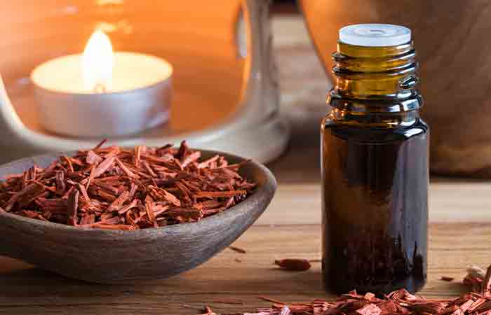 Sandalwood oil as one of the essential oils for skin tightening