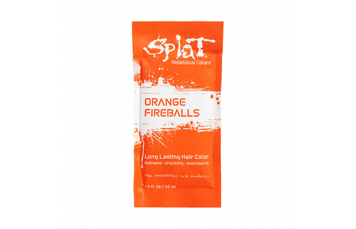 Splat Long Lasting Hair Color – Orange Fireballs