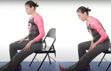 Strectching exercise for hamstring strengthening to reduce leg pain