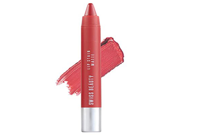 Swiss Beauty Lip Stain Matte Lipstick – Peach-N-Cream