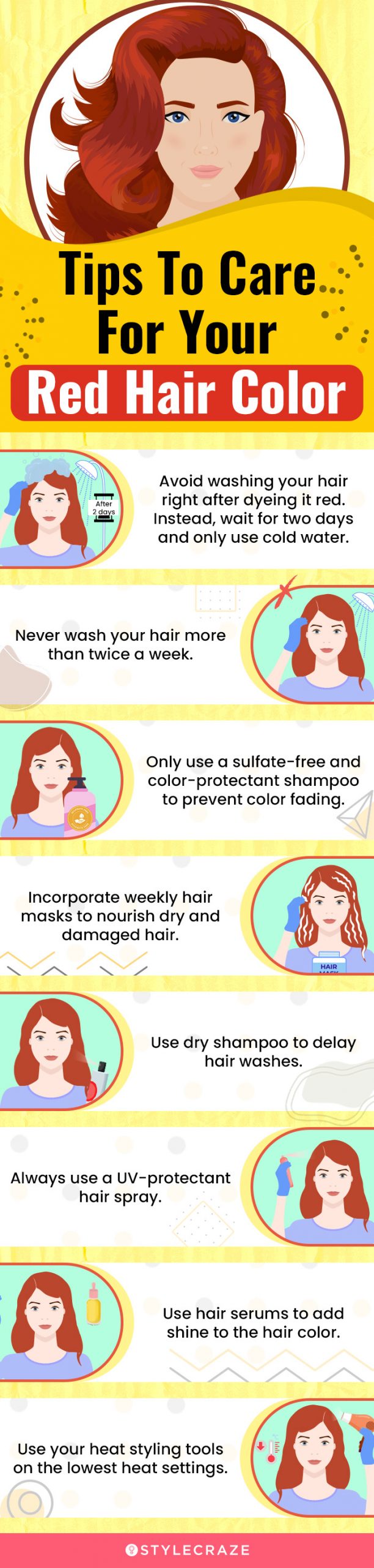 Tips To Care For Your Red Hair Color