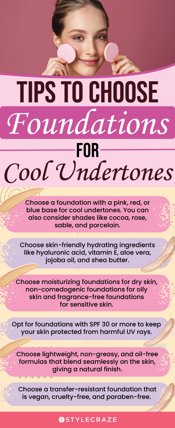 Tips To Choose Foundations For Cool Undertones