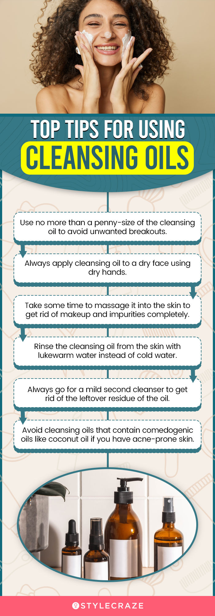 Top Tips For Using Cleansing Oils(infographic)