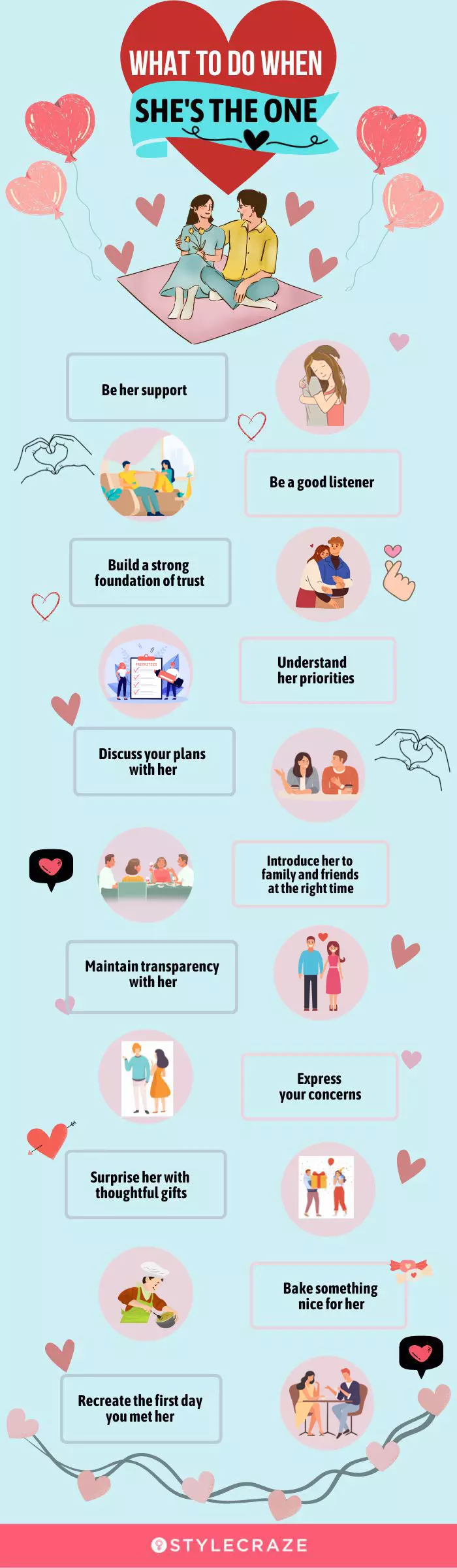 what to do when she's the one (infographic)