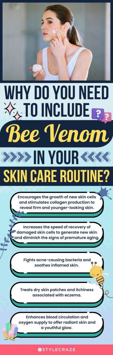 Why Do You Need To Include Bee Venom In Your Skin Care Routine? (infographic)