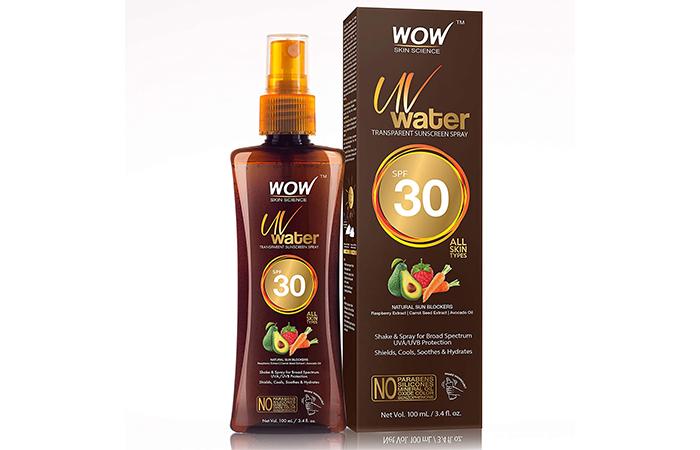 Wow Skin Science UV Water Transparent Sunscreen Spray