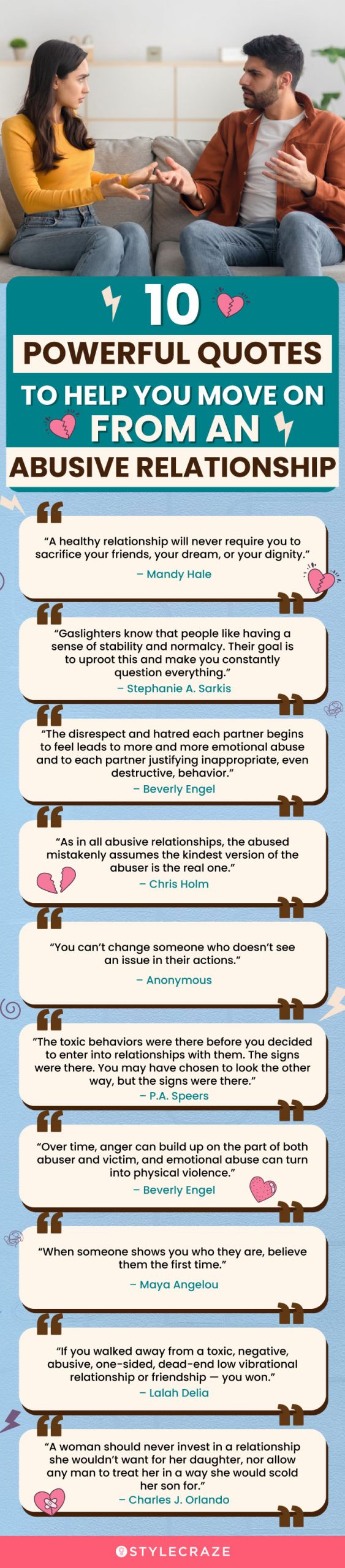 10 powerful quotes to help you move on from an abusive relationship (infographic)