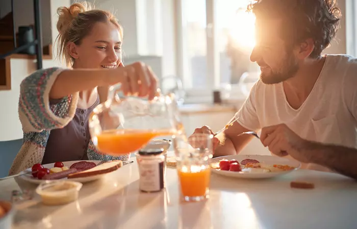 A girl likes you if she offers to cook for you