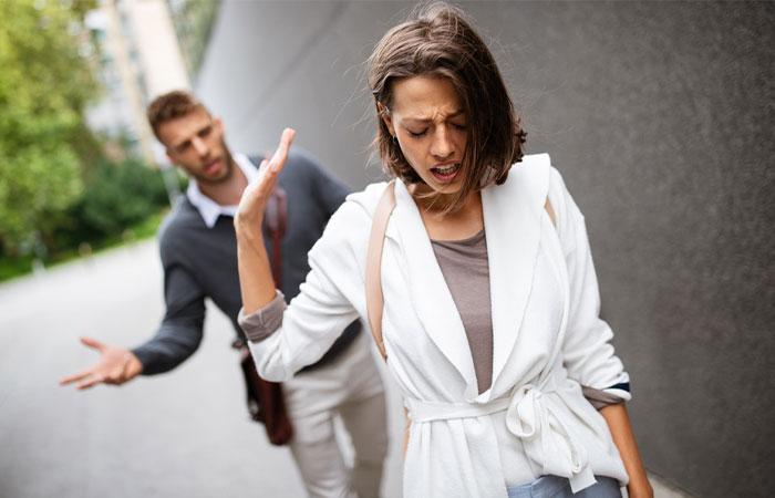 An argument between a couple