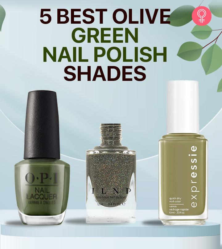 light olive green nail polish