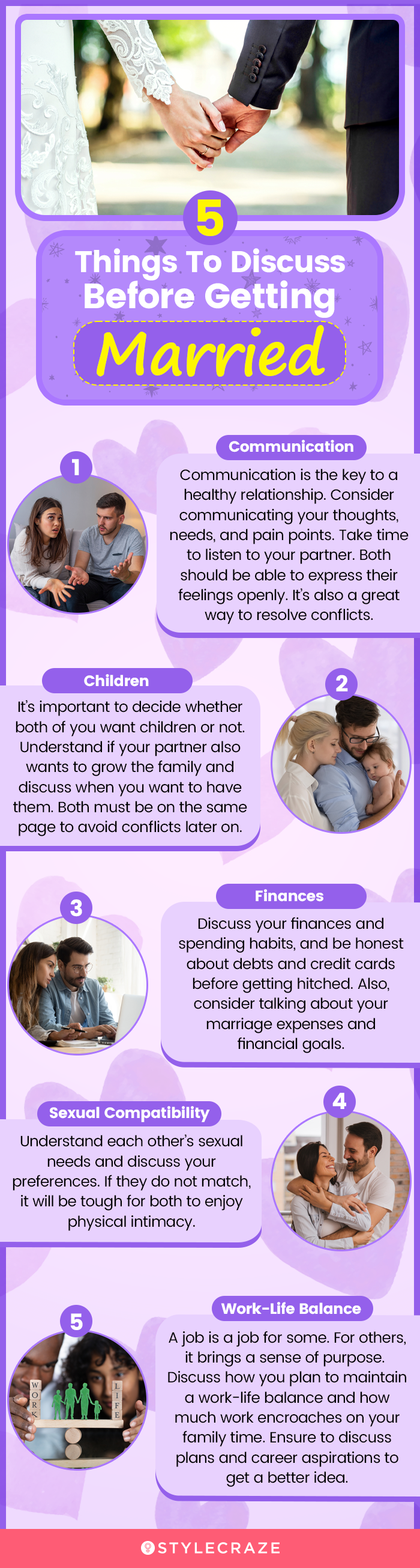 5 things to discuss before getting married (infographic)