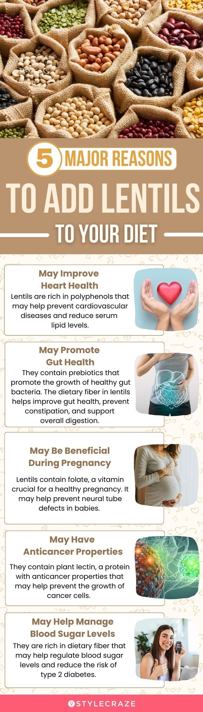 5 major reasons to add lentils to your diet (infographic)