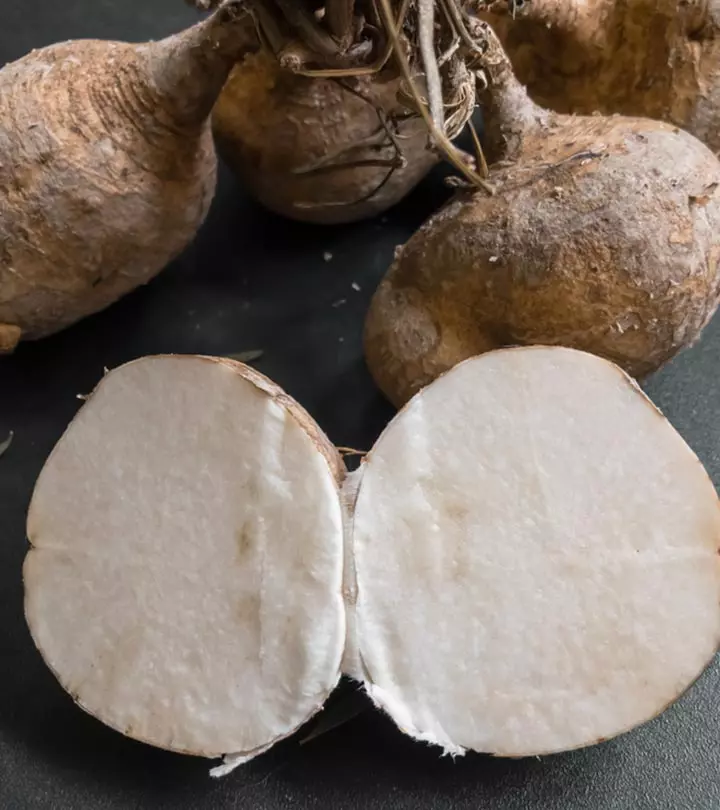 Packed with fiber and healthy carbs, this root veggie is sure to boost your gut health.