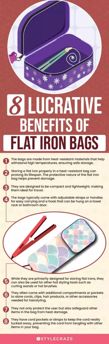 8 Lucrative Benefits Of Flat Iron Bags (infographic)