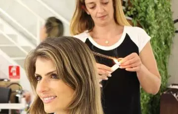 Brazilian Women Daringle Burn Off Their Hair Tips
