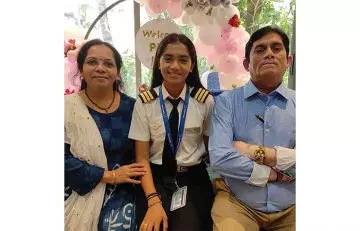 A Farmer's Daughter, Maitri Patel Soars High Into The Sky As India's Youngest Commercial Pilot