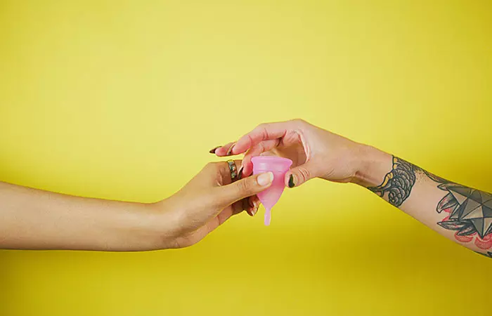 A Menstrual Cup Doesn't Look Like A Teacup