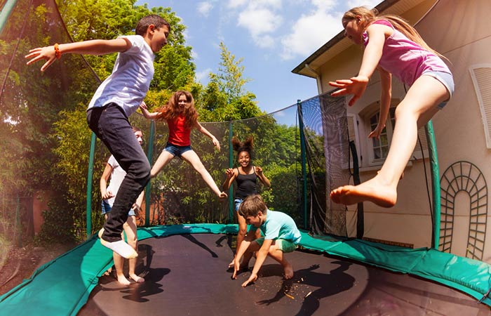 Backyard amusement park birthday party idea for an eight-year-old